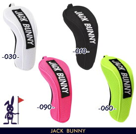 【PREMIUM SALE 30%OFF】Jack Bunny!! by PEARLY GATESジャックバニー!!HAPPY TYPOGRAPHYボックスロゴメッシュ調ヘッドカバー ユーティリティー用262-3984343/23A