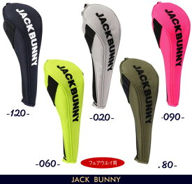 【NEW】Jack Bunny!! by PEARLY GATESジャックバニー!! ロゴファスナーシリーズフェアウェイウッド用ヘッドカバー262-3984742/23C