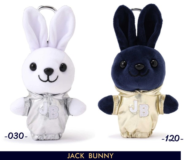 Jack Bunny!! by PEARLY GATES<BR>ジャックバニー!! JBラビット メタリックフーディ<BR>ボールホルダー カラビナ付 262-3284820 23C