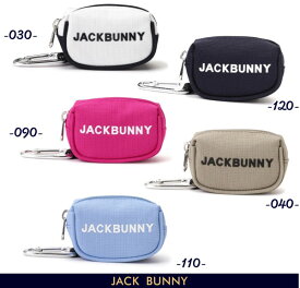 【PREMIUM SALE 30%OFF】Jack Bunny!! by PEARLY GATESジャックバニー!! ニュー定番系 カラビナ付ボールポーチ 262-4984102/24AF【GOLFWAVE-3】