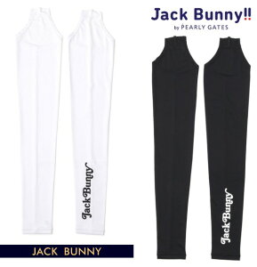 Jack Bunny!! by PEARLY GATESジャックバニー!! ニュースクリプトロゴ吸汗速乾/UVカット!レディースアームカバー=ロング= 262-5183350/25A【正規品】