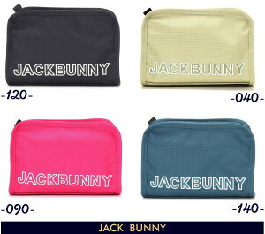 【NEW】【ニュー定番25-ポーチ 】Jack Bunny!! by PEARLY GATESジャックバニー!! 軽量!! スクエア型小物ポーチ 262-5984107/24D【正規品】