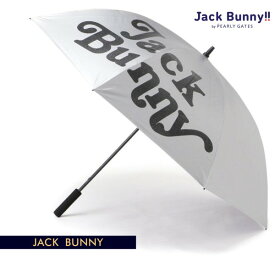 【PREMIUM CHOICE】Jack Bunny!! by PEARLY GATESジャックバニー!! BIGなニュースクリプトロゴUVアンブレラ/傘〈晴雨兼用〉262-5984404/25A【正規品】