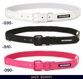 【PREMIUM SALE】Jack Bunny!! by PEARLY GATESジャックバニー!! 定番系スクエアバックルレディースゴムメッシュベルト25mm幅262-4282802/24C