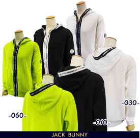 【PREMIUM OUTLET】Jack Bunny!! by PEARLY GATESジャックバニー!! クォーターゲージカットレディースフルジップフーディニットブルゾンニットパーカー 263-3272806/23C【GOLFWAVE】