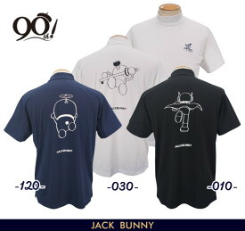 【NEW】Jack Bunny!! by PEARLY GATESジャックバニー!! FUJIKO・F・FUJIO 90thANNIVERSARY メンズ ストレッチ天竺半袖モックシャツ【藤子90th】262-4167425/24A