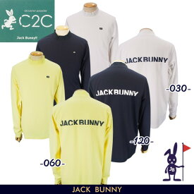 【PREMIUM OUTLET 50%超OFF】Jack Bunny!! by PEARLY GATESジャックバニー!! JBロゴバックプリントブリスターメッシュ メンズ長袖モックシャツプルオーバー 262-5166117/24D【正規品】