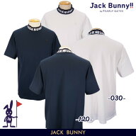 【PREMIUM SALE 35%超OFF】Jack Bunny!! by PEARLY GATESジャックバニー!! ジャガードネックロゴダブルカ…