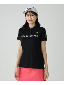 40/2コーマ 18G鹿の子半袖ポロシャツ PEARLY GATES パーリーゲイツ トップス ポロシャツ ネイビー ホワイト グリーン【送料無料】[Rakuten Fashion]