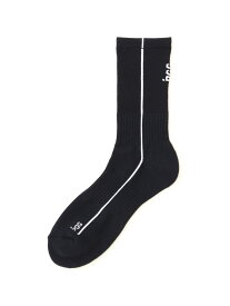 サイドラインメッシュミドルソックス (MENS) PEARLY GATES パーリーゲイツ 靴下・レッグウェア 靴下 ホワイト ネイビー[Rakuten Fashion]