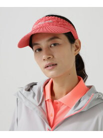 イントレチャートサーモバイザー (UNISEX) PEARLY GATES パーリーゲイツ 帽子 その他の帽子 ピンク グレー【送料無料】[Rakuten Fashion]