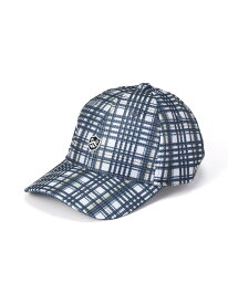 チェック柄キャップ (UNISEX) PEARLY GATES パーリーゲイツ 帽子 その他の帽子 ネイビー【送料無料】[Rakuten Fashion]