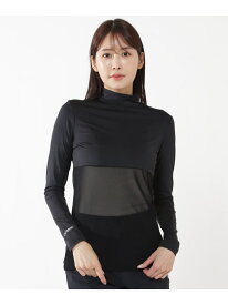 N/パワーネット×Peベア天竺長袖ハイネックカットソー PEARLY GATES パーリーゲイツ トップス その他のトップス ネイビー ホワイト【送料無料】[Rakuten Fashion]