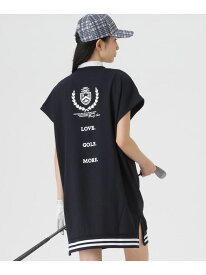 4WAY高通気Wovenフレンチワンピース (WOMENS) PEARLY GATES パーリーゲイツ ワンピース・ドレス その他のワンピース・ドレス ネイビー【送料無料】[Rakuten Fashion]