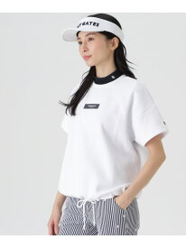 リサイクルモールカルゼクウォーター半袖クルーネックプルオーバー (WOMENS) PEARLY GATES パーリーゲイツ トップス その他のトップス ホワイト ネイビー【送料無料】[Rakuten Fashion]