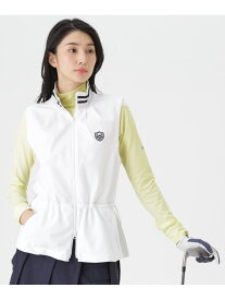 TEXBRID丸編みメッシュフルジップスタンドベスト (WOMENS) PEARLY GATES パーリーゲイツ トップス その他のトップス ホワイト【送料無料】[Rakuten Fashion]