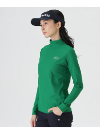37.5×FTYメッシュ長袖ハイネックカットソー ＜PG BODY＞ (WOMENS) PEARLY GATES パーリーゲイツ トップス その他のトップス グリーン ホワイト ネイビー【送料無料】[Rakuten Fashion]