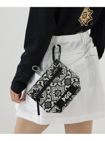 PVCマルチポーチ ＜フローズン柄＞ (UNISEX) PEARLY GATES パーリーゲイツ スポーツ・アウトドア用品 ゴルフグッズ ネイビー【送料無料】[Rakuten Fashion]