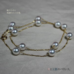 ^y^@lbNXz^ p[ K18/PT850 v`i lbNX xr[p[ Xe[VlbNXyp[@lbNXzpearl necklace AR^ Ƃ^ yV fB[X W