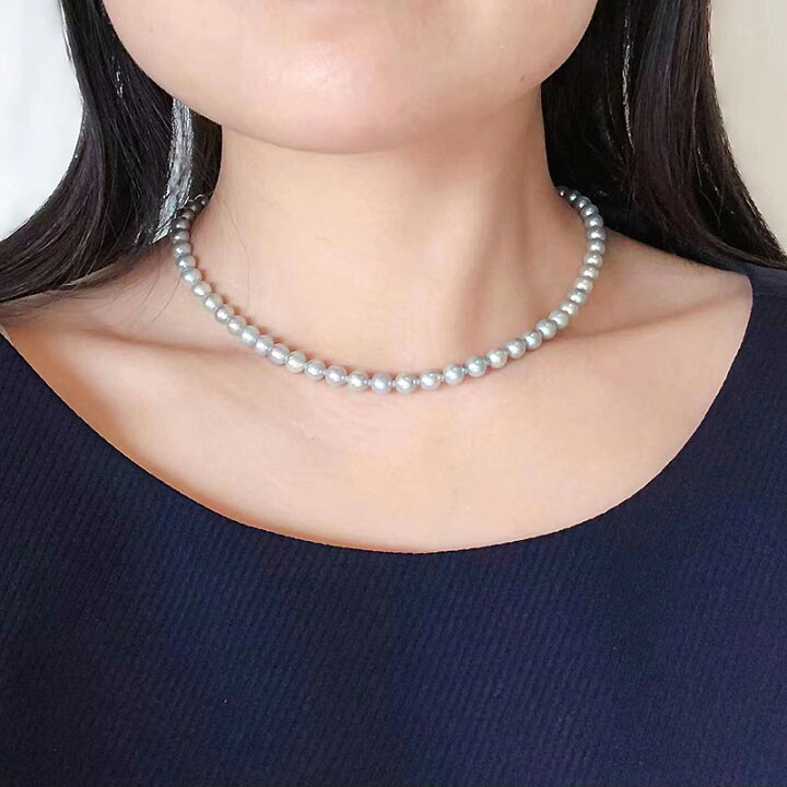 楽天市場】【アコヤ真珠 無調色】【7.5-8mm】【ナチュラルブルー  