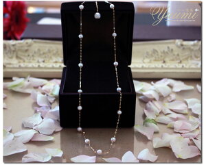 K18 AR{^ y_ggbv@/p[ 18k 18@xr[p[ Xe[VlbNX akoya pearl