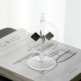 【最強配送】ラジオメーター ガラス オブジェ ガラスモビール 置物 ライトミル おしゃれ かわいい 北欧 玄関 リビング インテリア