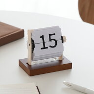 【SS 全品5%OFFクーポン】【最強配送】フリップカレンダー 卓上 万年カレンダー 日付 カード式 カウント…