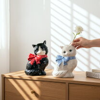 楽天市場】黒猫 雑貨 花瓶の通販