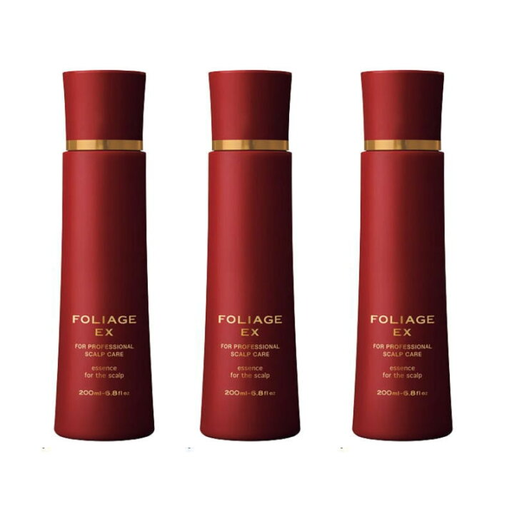 楽天市場】ナカノ フォリッジ スキャルプエッセンス EX-RD (200ml) ×3 