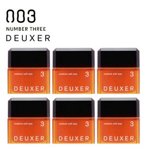 �i���o�[�X���[ DEUXER [�f���[�T�[] �~�f�B�A���\�t�g���b�N�X3 80g �y6�Z�b�g�z