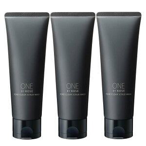 KOSE(�R�[�Z�[) ONE BY KOSE �|�A�N���A �X�N���u �E�H�b�V�� 130g�i3�_�Z�b�g�j