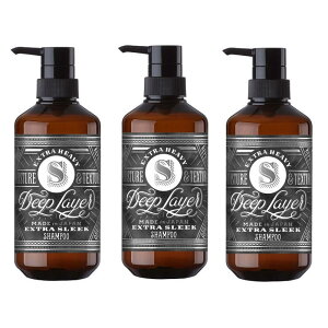 b-ex ディープレイヤー シャンプー EXTRA SLEEK 500ml ×3点セット