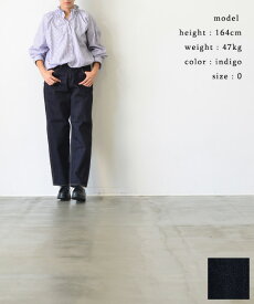 デニム ジーンズ レディース 日本製 ストレート HATSKI ハツキWS' Side Zip Denim【送料無料【対応【basicHTK-19035 カジュアル