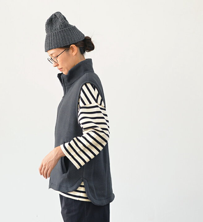楽天市場】Midi Umi ミディウミ fleece vest(全2色) 3-778945服 