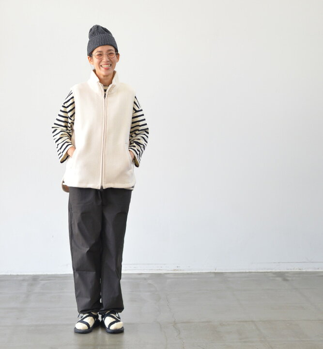 楽天市場】Midi Umi ミディウミ fleece vest(全2色) 3-778945服 