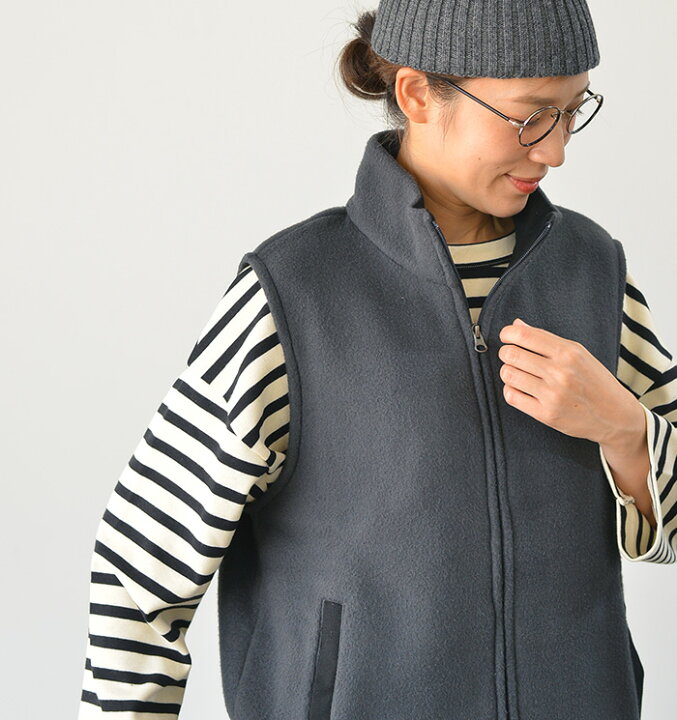 楽天市場】Midi Umi ミディウミ fleece vest(全2色) 3-778945服 