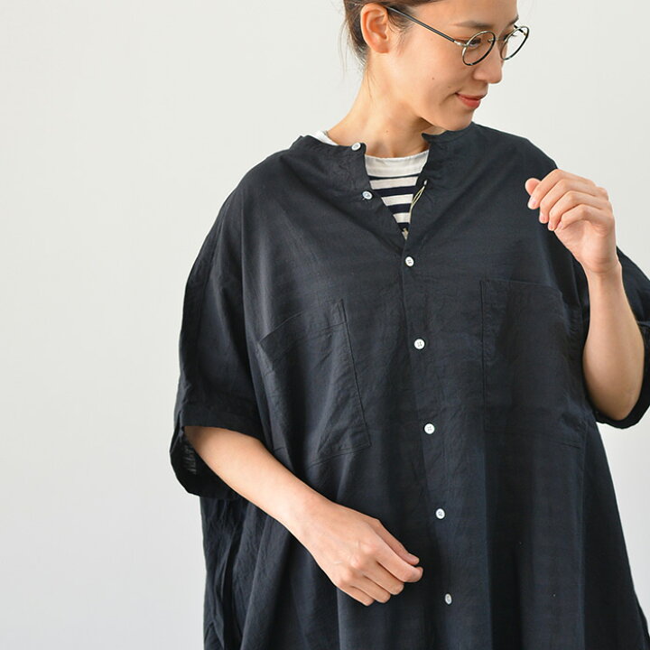 楽天市場】prit プリット 綿麻ダンガリー ショートスリーブ ビッグ 