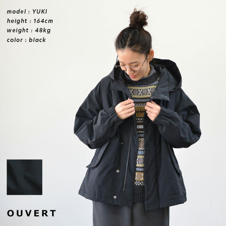 楽天市場】OUVERT ウーヴェル P/N割繊ツイルダントツ撥水 中綿フード 