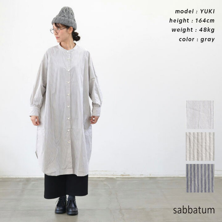 楽天市場】sabbatum サバタム 超長綿タイプライターストライプ 