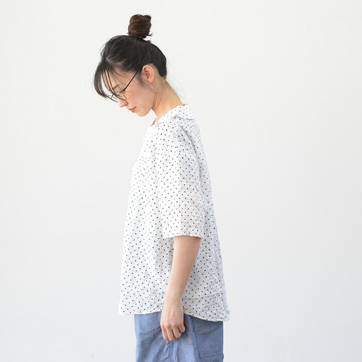 楽天市場】【再入荷】NARU ナル 80ローンリップル シンプルドット 