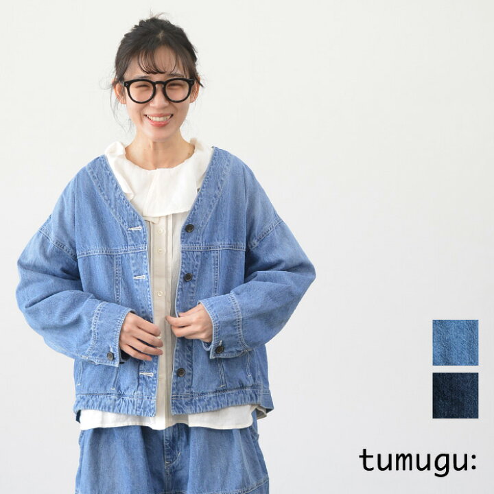 楽天市場】tumugu ツムグ 9ozデニム ジャケット(全2色) TB26108 送料 