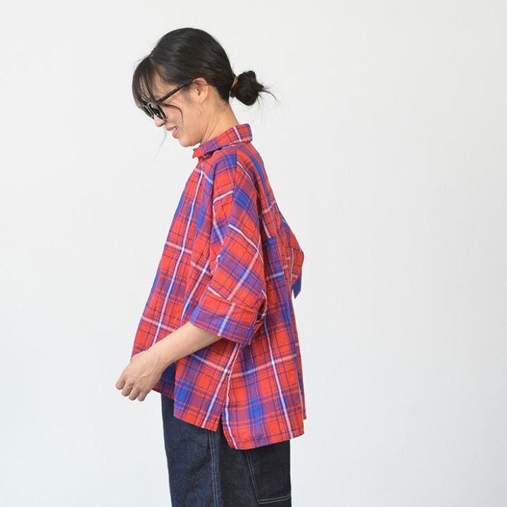 楽天市場】NARU ナル 60ローンリップルチェック シャツ(全2色) 673990 