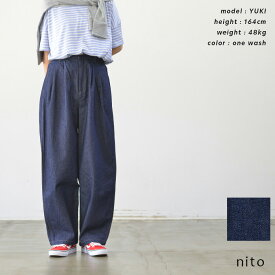 【ポイント10倍】【FINAL SALE 30%OFFnito ニト 10oz 2タックスプーンデニムパンツ PDL-010 送料無料 バレルデニム