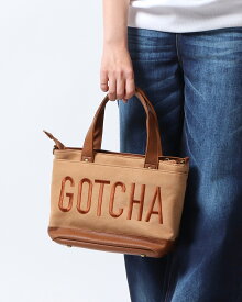 GOTCHA （ガッチャ） ウィメンズ 撥水 2WAY スウェード ミニ トートバッグ レディース ショルダーバッグ メンズ ラウンドバッグ サーフ