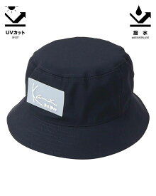 Karl Kani GOLF （カールカナイゴルフ） 撥水 UVカット ラバー ワッペン バケットハット ストリート ゴルフウェア