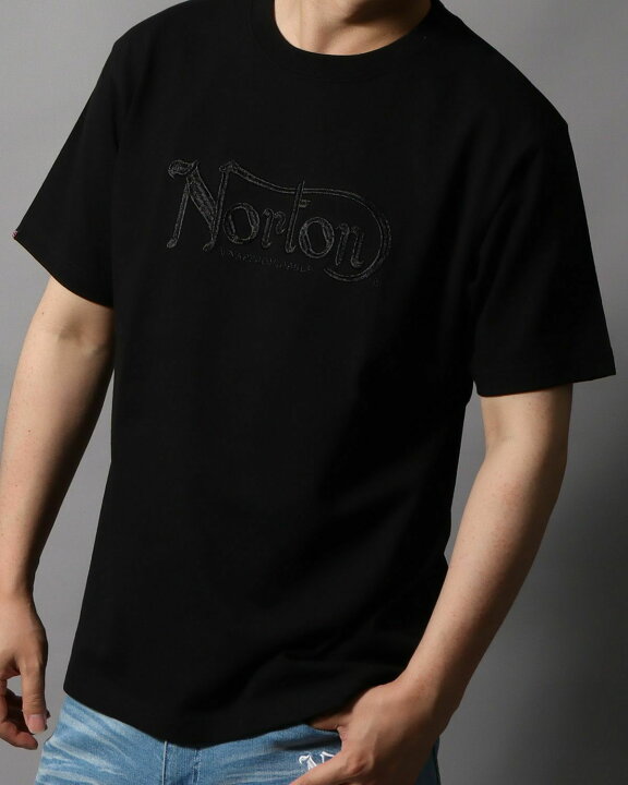 楽天市場】Norton （ノートン） シャイニー ワントーン 刺繍 Tシャツ 