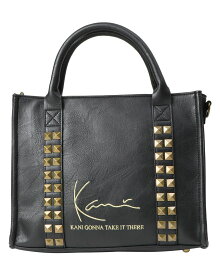 Karl Kani （カールカナイ） PU スタッズ トートバッグ ストリート ヒップホップ