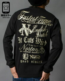 Norton エンブレム クルーネック ロンT