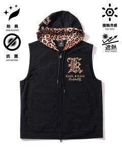 Karl Kani GOLF �ՔM�⊴ ���I�p�[�h�g�� �m�[�X���[�u ZIP �p�[�J�[