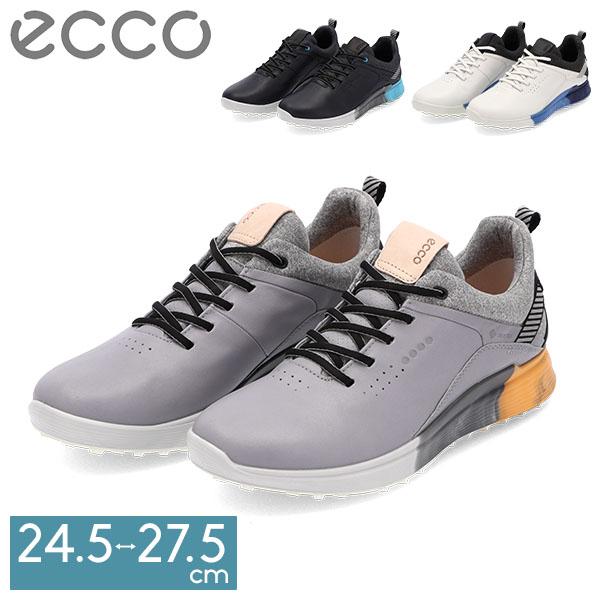 エコー ECCO ゴルフシューズ スニーカー UST Dritton Ecco M Golf S-Three メンズ 靴 革 ゴルフ ランニング ウォーキング 102904 10290401